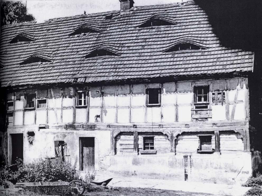 Das Haus Nr. 10 (50. Jahren des 20. Jahrhunderts). Das Haus wurde zerstört.